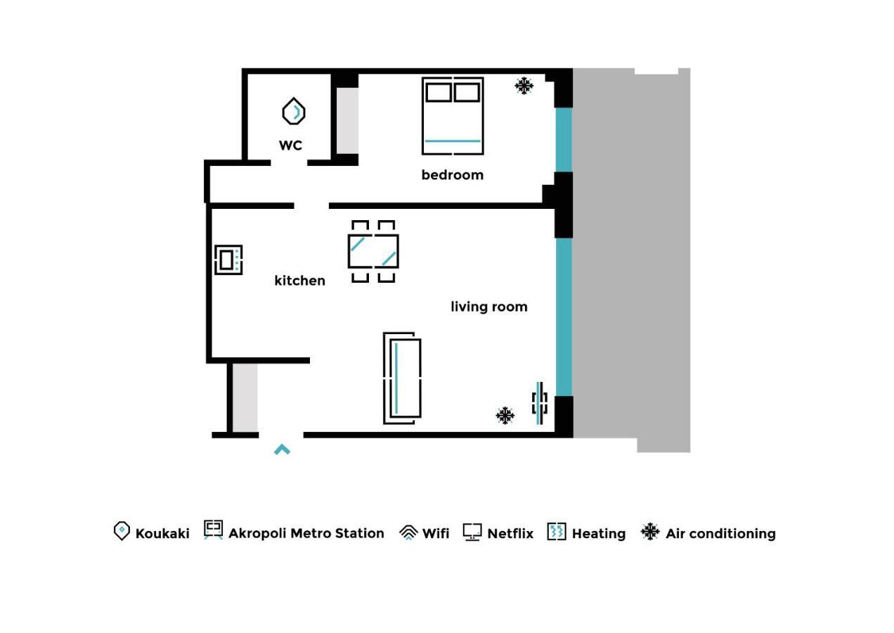 Modern 1Bd Apartment Close To The Acropolis Museum By Upstreet Афіни Екстер'єр фото